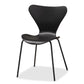 Jaden Modern and Contemporary Black Plastic and Black Metal 4-Piece Dining Chair Set FredCo