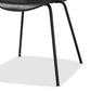 Jaden Modern and Contemporary Black Plastic and Black Metal 4-Piece Dining Chair Set FredCo