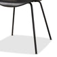 Jaden Modern and Contemporary Black Plastic and Black Metal 4-Piece Dining Chair Set FredCo
