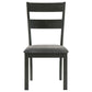 Jakob 5-piece Rectangular Dining Set Grey and Black 115131-S5 Coaster FredCo