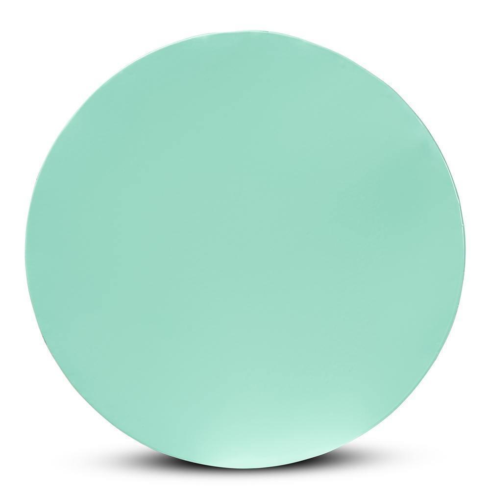 Jamila Modern and Contemporary Aqua Finished metal Outdoor Side Table FredCo