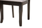 Jana Modern Grey Fabric and Espresso Brown Finished Wood 7-Piece Dining Set FredCo