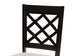 Jana Modern Grey Fabric and Espresso Brown Finished Wood 7-Piece Dining Set FredCo