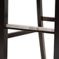 Jason Modern and Contemporary Sand Fabric Upholstered and Espresso Brown Finished Wood 2-Piece Bar Stool Set FredCo