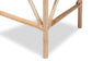 Jayden Modern Bohemian Natural Brown Finished Rattan 2-Piece End Table Set FredCo