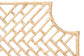 Jayliah Modern Bohemian Natural Brown Rattan Queen Size Standalone Headboard FredCo