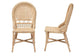 Jelita Modern Bohemian Natural Brown Rattan Dining Chair FredCo