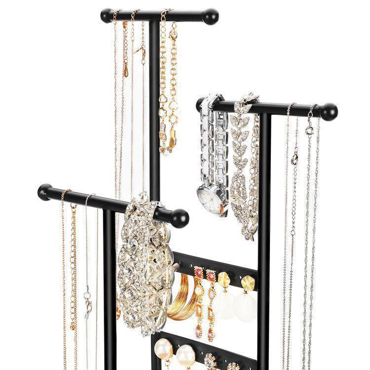 Jewelry Display Stand Holder Black U FredCo