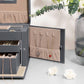 Jewelry Organizer Case with 2 Drawers Gray FredCo