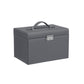 Jewelry Organizer Case with 2 Drawers Gray FredCo