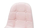 Kabira Contemporary Glam and Luxe Blush Pink Velvet Fabric and Gold Metal Swivel Office chair FredCo