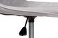 Kabira Contemporary Glam and Luxe Grey Velvet Fabric and Gold Metal Swivel Office chair FredCo