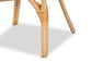 Kagama Modern Bohemian Natural Brown Rattan Dining Chair FredCo