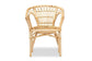 Kaka Modern Bohemian Natural Brown Rattan Dining Chair FredCo