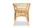 Kaka Modern Bohemian Natural Brown Rattan Dining Chair FredCo