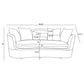 Kamilah 2-piece Upholstered Living Room Set with Camel Back Beige 511151-S2 Coaster FredCo