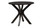Karel Modern Beige Fabric and Espresso Brown Finished Wood 5-Piece Dining Set FredCo