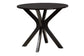 Karel Modern Grey Fabric and Espresso Brown Finished Wood 5-Piece Dining Set FredCo