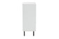 Karima Mid-Century Modern Two-Tone White and Natural Brown Finished Wood and Black Metal 5-Drawer Storage Cabinet FredCo