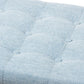 Kaylee Modern Classic Light Blue Fabric Upholstered Button-Tufting Storage Ottoman Bench FredCo