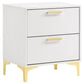 Kendall 2-drawer Nightstand White 224402 Coaster FredCo