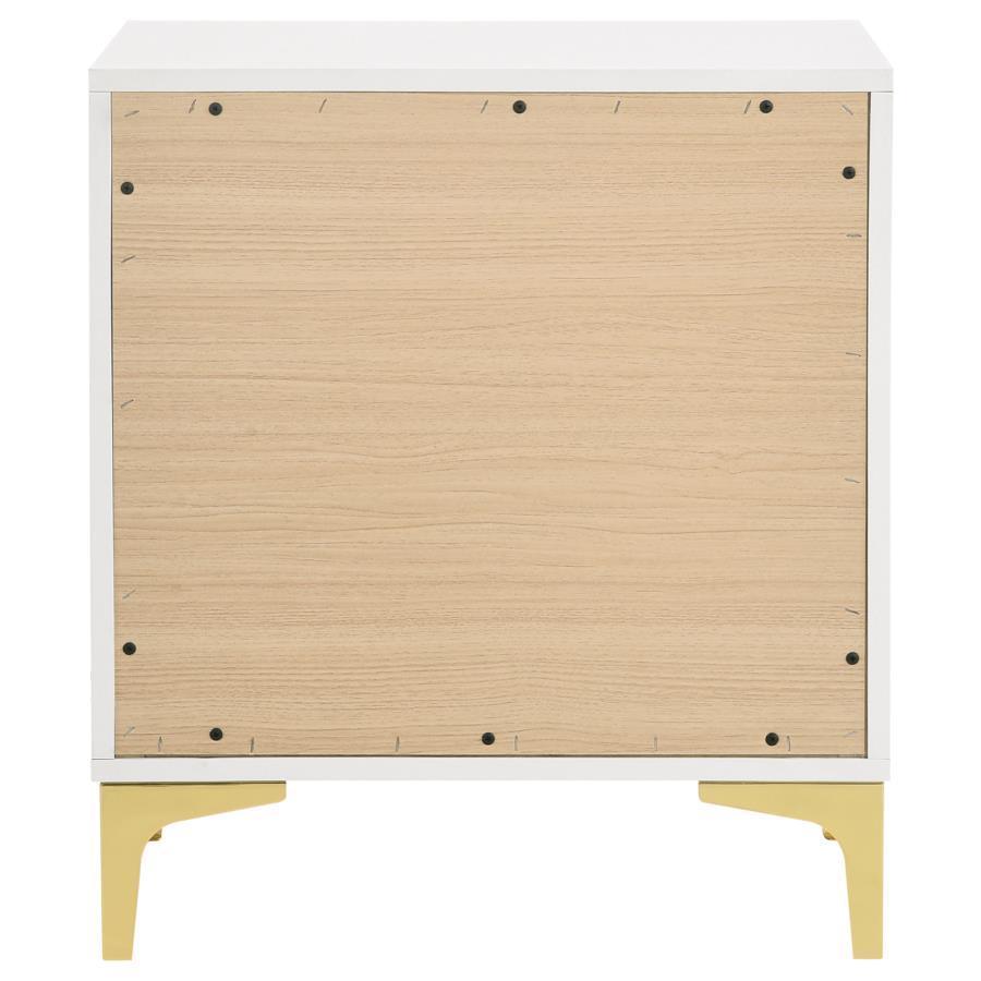 Kendall 2-drawer Nightstand White 224402 Coaster FredCo
