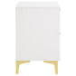Kendall 2-drawer Nightstand White 224402 Coaster FredCo