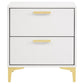 Kendall 2-drawer Nightstand White 224402 Coaster FredCo
