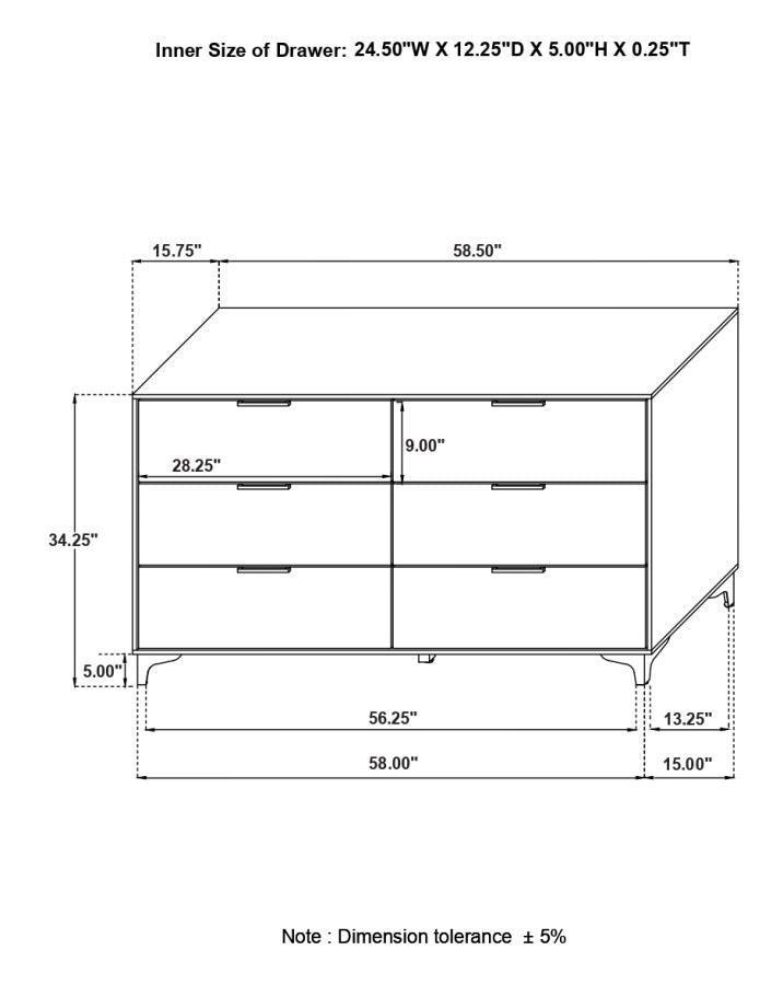 Kendall 3-piece Queen Bedroom Set White Coaster FredCo