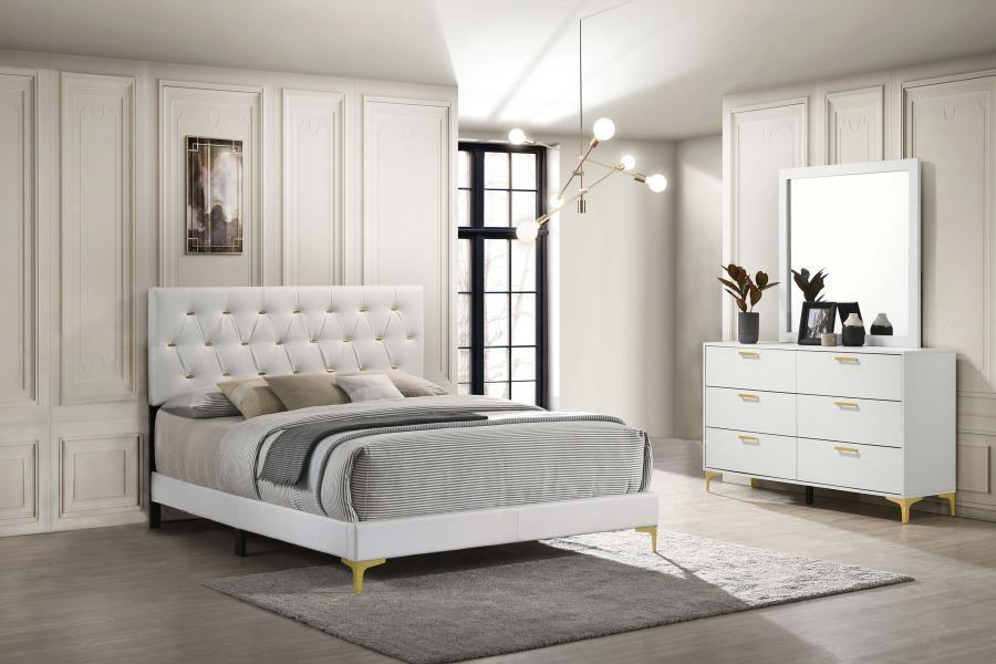 Kendall 3-piece Queen Bedroom Set White Coaster FredCo