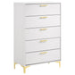Kendall 5-piece Queen Bedroom Set White Coaster FredCo