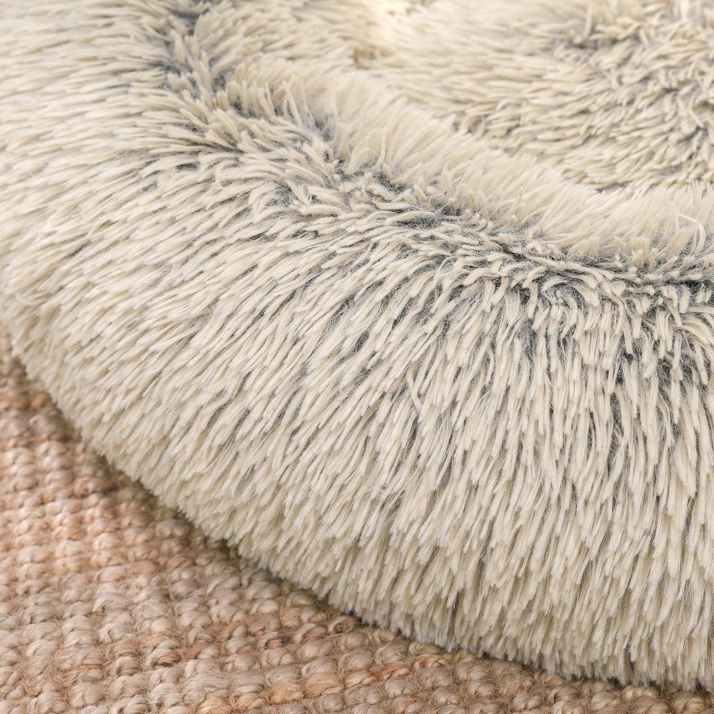 Khaki 28 Inches Round Dog Bed FredCo