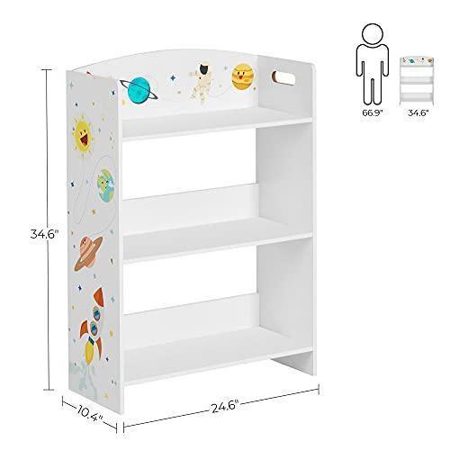 Kids Bookshelf with 3 Shelves FredCo