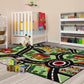 Kids' City Cruising Cars Non-Slip Nylon Foldable Rug FredCo