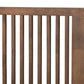 Kioshi Mid-Century Modern Transitional Ash Walnut Finished Wood Full Size Platform Bed FredCo