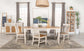 Kirby 5-piece Dining Set Natural and Rustic Off White 192691-S5 Coaster FredCo
