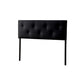 Kirchem Upholstered Black Queenl Sized Headboard FredCo