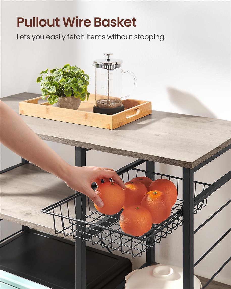 Kitchen Baker’s Rack Gray FredCo