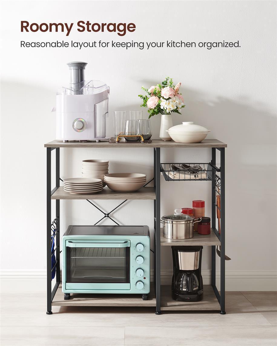 Kitchen Baker’s Rack Gray FredCo