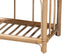 Kobie Modern Bohemian Natural Brown Rattan 1-Drawer Nightstand FredCo