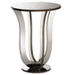 Kylie Modern and Contemporary Hollywood Regency Glamour Style Mirrored Accent Side Table FredCo