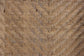 Kyoto Modern Bohemian Natural Brown Rattan 2-Piece Dining Chair Set FredCo