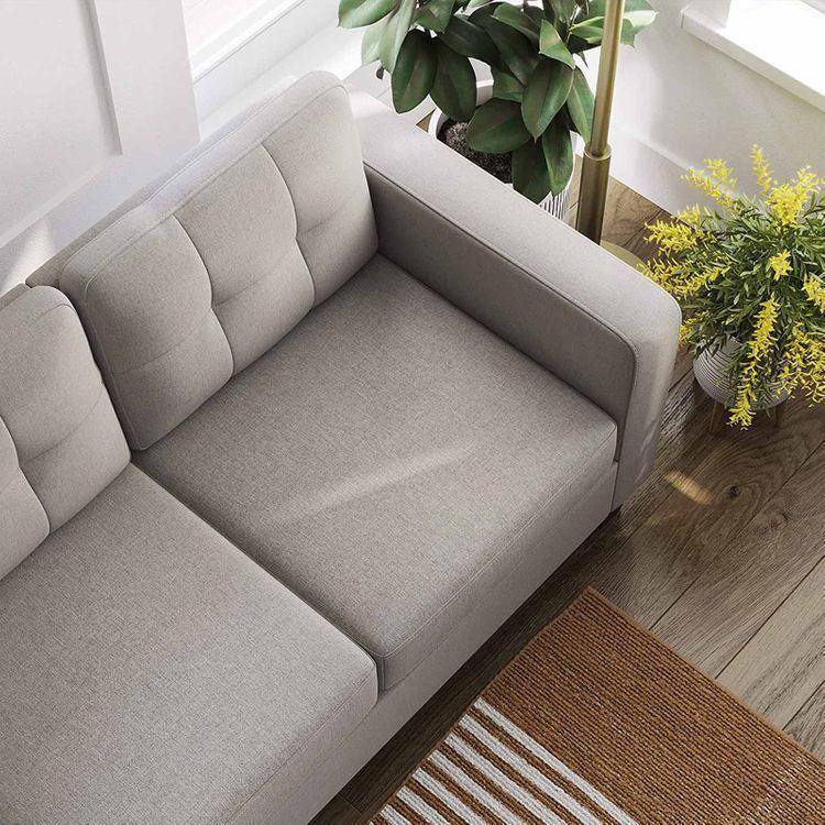 L-Shaped Sectional Sofa with Convertible Chaise FredCo