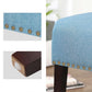 Lake Blue Slipper Chair with Solid Wood Feet FredCo