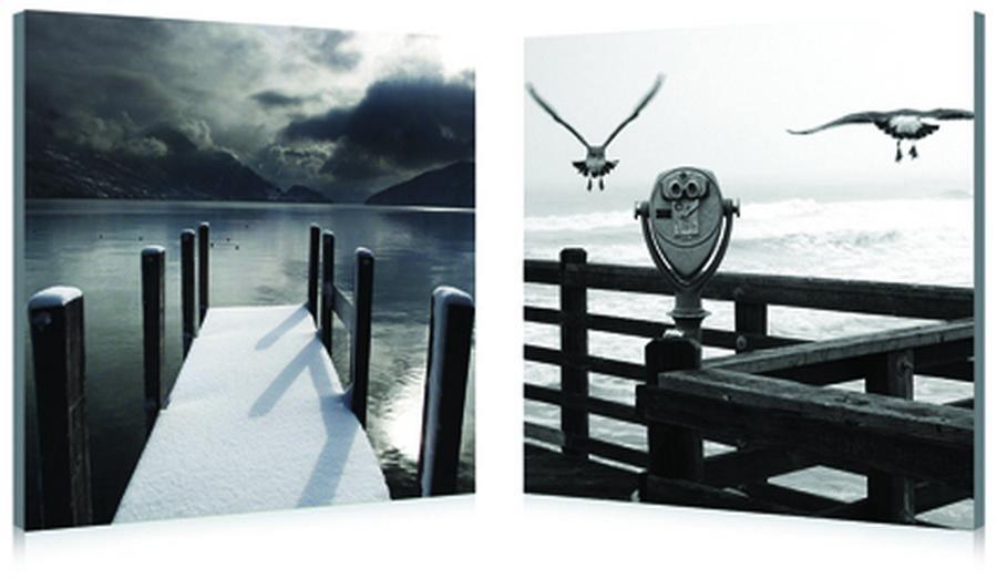 Lake Lookout Mounted Photography Print Diptych FredCo