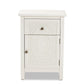 Lambert Classic and Traditional White Finished Wood 1-Drawer Nightstand FredCo