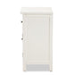 Lambert Classic and Traditional White Finished Wood 1-Drawer Nightstand FredCo