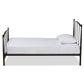 Lana Modern and Contemporary Black Finished Metal Twin Size Platform Bed FredCo