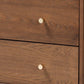 Landis Mid-Century Modern Ash Walnut Finished Wood 4-Drawer Chest FredCo