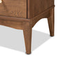 Landis Mid-Century Modern Ash Walnut Finished Wood 4-Drawer Chest FredCo